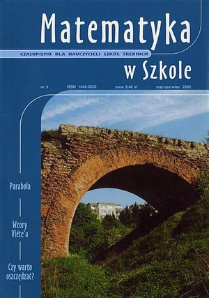 Matematyka w Szkole. Czasopismo dla nauczycieli szkół średnich. Nr 3 – ebook