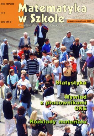 Matematyka w Szkole. Czasopismo dla nauczycieli szkół podstawowych i gimnazjów. Nr 6 – ebook