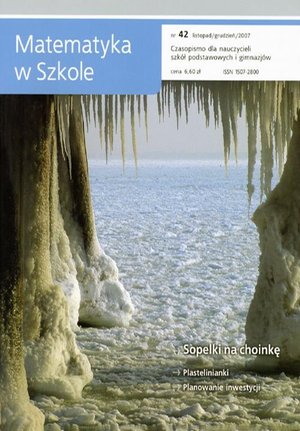Matematyka w Szkole. Czasopismo dla nauczycieli szkół podstawowych i gimnazjów. Nr 42 – ebook