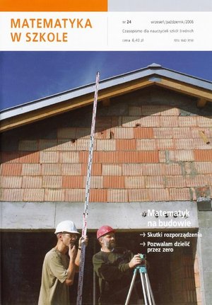 Matematyka w Szkole. Czasopismo dla nauczycieli szkół średnich. Nr 24 – ebook