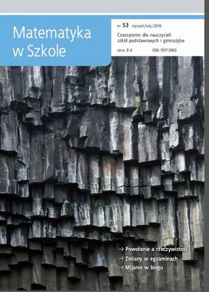 Matematyka w Szkole. Czasopismo dla nauczycieli szkół podstawowych i gimnazjów. Nr 53 – ebook