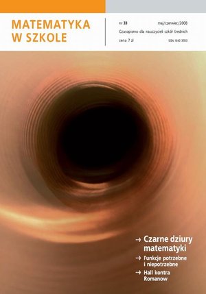 Matematyka w Szkole. Czasopismo dla nauczycieli szkół średnich. Nr 33 – ebook
