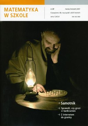 Matematyka w Szkole. Czasopismo dla nauczycieli szkół średnich. Nr 27 – ebook