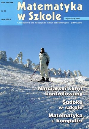 Matematyka w Szkole. Czasopismo dla nauczycieli szkół podstawowych i gimnazjów. Nr 33 – ebook