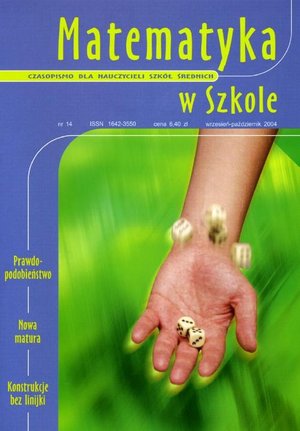 Matematyka w Szkole. Czasopismo dla nauczycieli szkół średnich. Nr 14 – ebook