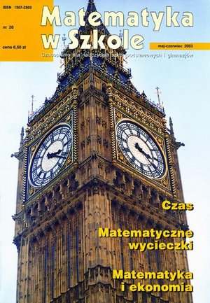 Matematyka w Szkole. Czasopismo dla nauczycieli szkół podstawowych i gimnazjów. Nr 20 – ebook