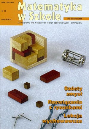 Matematyka w Szkole. Czasopismo dla nauczycieli szkół podstawowych i gimnazjów. Nr 30 – ebook