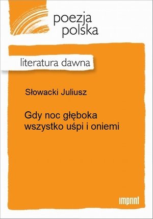 Gdy noc głęboka wszystko uśpi i oniemi – ebook
