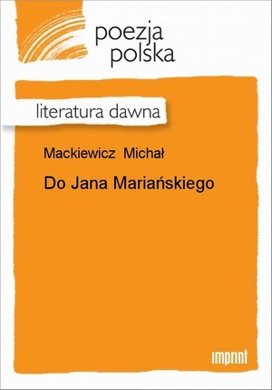 Do Jana Mariańskiego – ebook