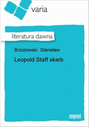 Leopold Staff "Skarb" – ebook
