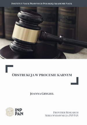 OBSTRUKCJA W PROCESIE KARNYM – ebook