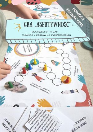 Gra planszowa "Asertywność" dla dzieci 10-14 lat (do druku). Pomoc edukacyjna – ebook