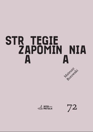 Strategie zapominania – ebook