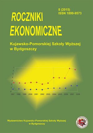 Roczniki Ekonomiczne KPSW w Bydgoszczy 8 (2015) – ebook