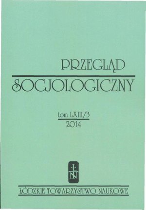 Przegląd Socjologiczny t. 63 z. 3/2014 – ebook