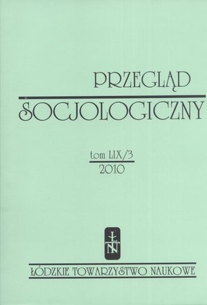 Przegląd Socjologiczny t. 59 z. 3/2010 – ebook