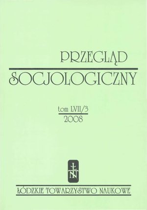 Przegląd Socjologiczny t. 57 z. 3/2008 – ebook