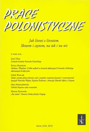Prace Polonistyczne t. 67/2012 – ebook