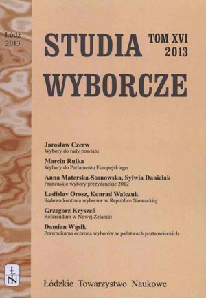 Studia Wyborcze t. 16 – ebook