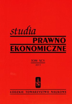 Studia Prawno-Ekonomiczne t. 96/2015 – ebook