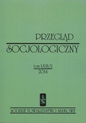 Przegląd Socjologiczny t. 63 z. 2/2014 – ebook