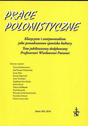 Prace Polonistyczne t. 71/2016 – ebook