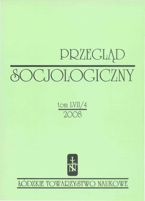 Przegląd Socjologiczny t. 57 z. 4/2008 – ebook