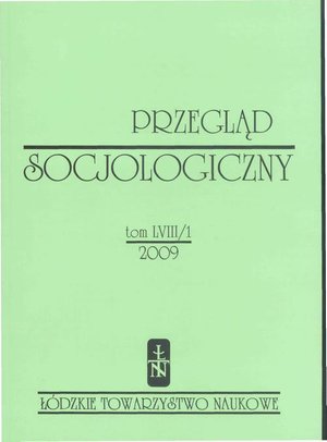 Przegląd Socjologiczny t. 58 z. 1/2009 – ebook