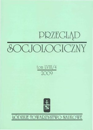 Przegląd Socjologiczny t. 58 z. 4/2009 – ebook