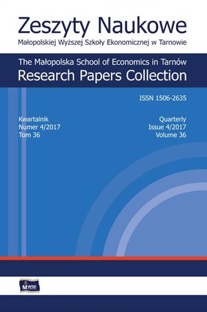 Zeszyty Naukowe Małopolskiej Wyższej Szkoły Ekonomicznej w Tarnowie 4/2017 – ebook
