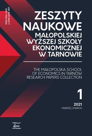 Zeszyty Naukowe Małopolskiej Wyższej Szkoły Ekonomicznej w Tarnowie 1/2021 – ebook