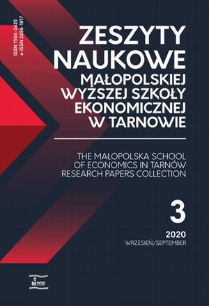 Zeszyty Naukowe Małopolskiej Wyższej Szkoły Ekonomicznej w Tarnowie 3/2020 – ebook