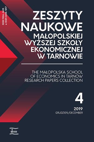 Zeszyty Naukowe Małopolskiej Wyższej Szkoły Ekonomicznej w Tarnowie 4/2019 – ebook