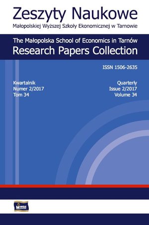 Zeszyty Naukowe Małopolskiej Wyższej Szkoły Ekonomicznej w Tarnowie 2/2017 – ebook