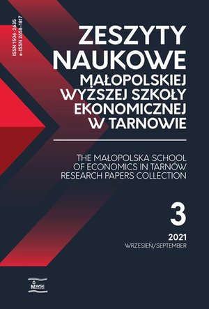 Zeszyty Naukowe Małopolskiej Wyższej Szkoły Ekonomicznej w Tarnowie 3/2021 – ebook