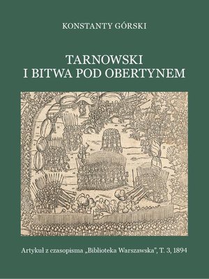 Tarnowski i bitwa pod Obertynem – ebook