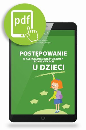 Postępowanie w alergicznym nieżycie nosa i pokrzywkach u dzieci – ebook