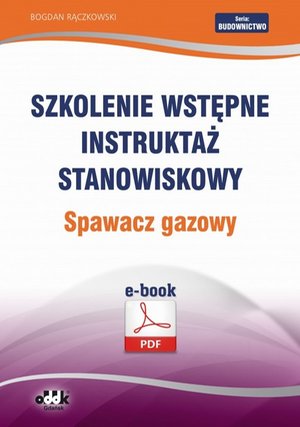 Szkolenie wstępne Instruktaż stanowiskowy Spawacz gazowy – ebook