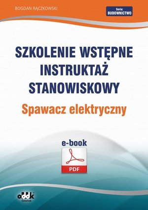 Szkolenie wstępne Instruktaż stanowiskowy Spawacz elektryczny – ebook
