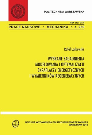 Wybrane zagadnienia modelowa i optymalizacji skraplaczy energetycznych i wymienników regeneracyjnych – ebook