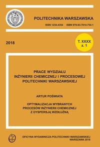Optymalizacja wybranych procesów inżynierii chemicznej z dyspersją wzdłużną – ebook