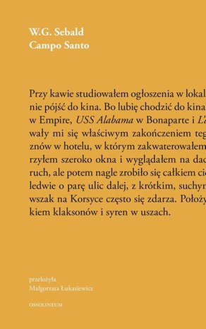 Campo santo – ebook