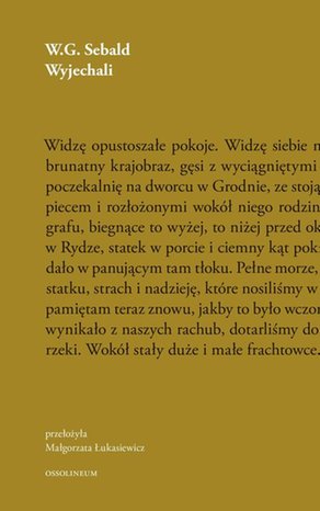 Wyjechali – ebook