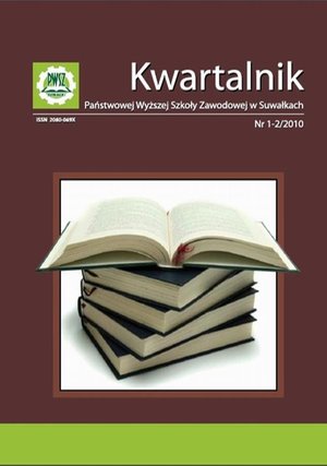 Kwartalnik Państwowej Wyższej Szkoły Zawodowej w Suwałkach nr 1-2/2010 – ebook