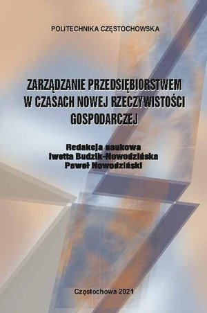 Zarządzanie przedsiębiorstwem w czasach nowej rzeczywistości gospodarczej – ebook