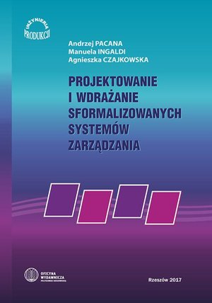Projektowanie i wdrażanie sformalizowanych systemów zarzadzania – ebook