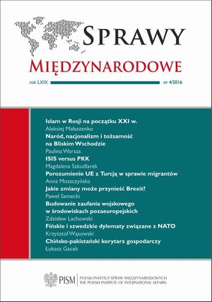 Sprawy Międzynarodowe 4/2016 – ebook