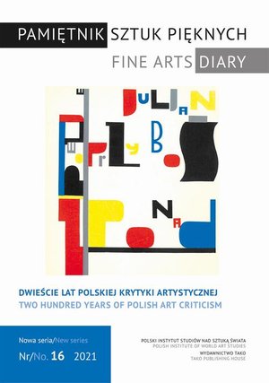 Pamiętnik Sztuk Pięknych, t. 16 (2021) – ebook