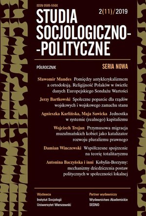 Studia Socjologiczno-Polityczne 2(11)/2019 – ebook