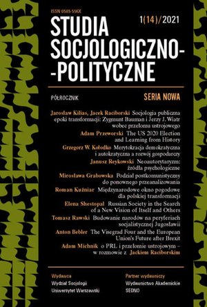 Studia Socjologiczno-Polityczne 1(14)/2021 – ebook